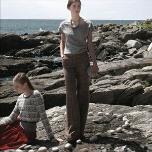 NWT Anthropologie Plaid Pants size 12